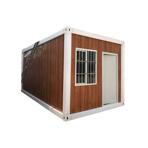 20FT storage container house sandwich panel flat pack container house