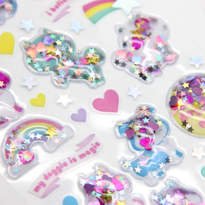 3D Bambini Del Fumetto Sveglio Divertente Cuore Del Giocattolo Agitare waggle <span class=keywords><strong>sticker</strong></span> - Product Image 2