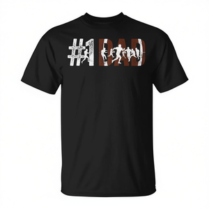 Camiseta de fútbol Number One Dad, regalo del Día del Padre para hombres - Product Image 2