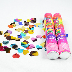 Cañón de Confeti para Fiestas de Cumpleaños, Bodas, Revelación de Género, en Venta, Lanzador de Confeti con Detalles Dorados - Product Image 3