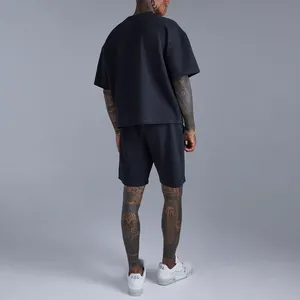 Manufacturer Custom Men's Track Suit Short Sets Football Tracksuit Baggy Track Suits For Men