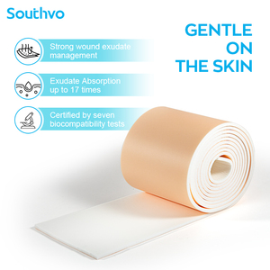 फैक्टरी थोक चिकित्सा 3 डी छिद्रित संरचना 1 मिमी-8 मिमी जंबो रोल फोम मेडिकल <span class=keywords><strong>pu</strong></span> फोम ड्रेसिंग सामग्री फिल्म के साथ - Product Image 4