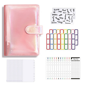 Pianificatore di Budget personalizzato busta per contanti organizzatore di denaro portafoglio colorato A6 Budget Binder - Product Image 6