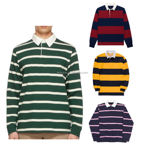 <span class=keywords><strong>Polo</strong></span> Rugby da <span class=keywords><strong>uomo</strong></span> ricamato a <span class=keywords><strong>maniche</strong></span> <span class=keywords><strong>lunghe</strong></span> in cotone Rugby manica lunga con Logo maglia da Rugby personalizzata in pura maglia da Rugby cucita - Product Image 1