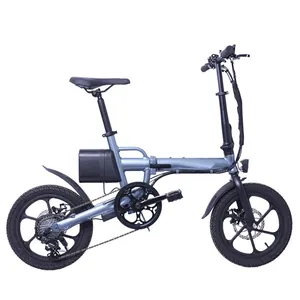Faltbares Elektro fahrrad 16 Zoll 48V Kinder Elektro fahrrad 45KM Long Range Ebike Mini faltbares Elektro fahrrad
