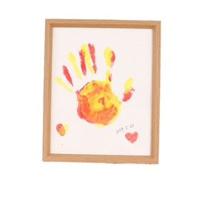 Cadeaux créatifs DIY pour la Saint-Valentin, cadre <span class=keywords><strong>photo</strong></span> à empreintes de mains en pigment coloré pour couples, 8 pouces, 10 pouces, A4, présentoir mural en gros - Product Image 5