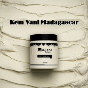 Gelato en gros saveur vanille 280ml – Emballage en pot/sac – Ingrédients de qualité supérieure – Fabriqué au Vietnam – Qualité italienne – Fournisseur - Product Image 1