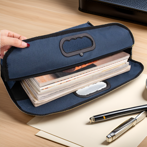 Toàn Bộ bán công suất lớn Oxford vải không thấm nước tái chế tài liệu túi hội nghị túi với biểu tượng tùy chỉnh Tote Túi - Product Image 6