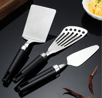 Peralatan dapur multi-baja tahan karat bahan tebal mudah dibersihkan cermin dipoles perlengkapan dapur tujuan Spatula kue