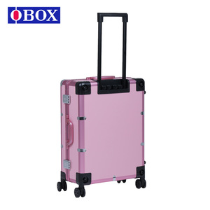 Trousse de maquillage Obox avec miroir éclairé rose et noir, extensible, organiseur cosmétique professionnel pour rangement à domicile - Product Image 2