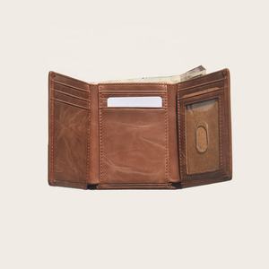 Portefeuille en cuir personnalisé <span class=keywords><strong>Boman</strong></span> Portefeuille en cuir à deux volets de haute qualité Porte-cartes pour hommes Portefeuille en cuir long - Product Image 4