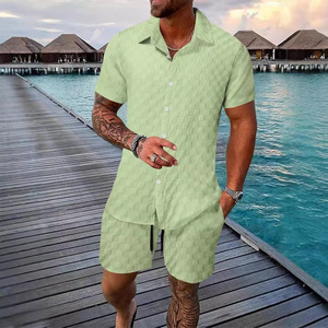 2024 <span class=keywords><strong>camisetas</strong></span> de manga corta informales de corte holgado para hombres, cubierta de playa de verano tejida transfronteriza para Europa y Estados Unidos para <span class=keywords><strong>Amazon</strong></span> - Product Image 4