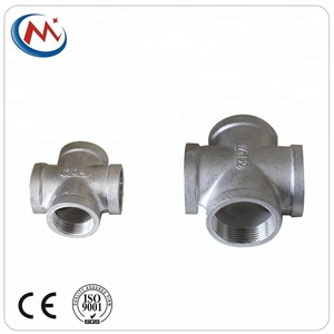 ข้อต่อท่อสแตนเลส 304 316 ขนาด <span class=keywords><strong>1</strong></span>/4" 3/8" <span class=keywords><strong>1</strong></span>/2" 3/4" <span class=keywords><strong>1</strong></span>" 2" 3" 4 นิ้ว แบบข้อต่อไขว้เกลียวใน - Product Image 2