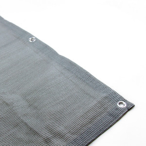 150gsm HDPE Balkonschutznetz Grau Balkon-Sichtschutz mit Verstärkten Kanten 0,75x6m - Product Image 3