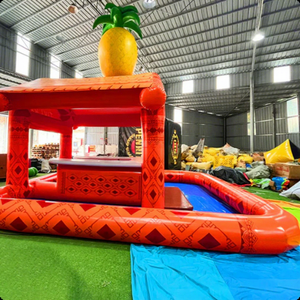 Bar Gonfiabile Commerciale per Feste Estive <span class=keywords><strong>in</strong></span> Giardino con Piscina e Tavolo, Adatto per Adulti e Bambini per Intrattenimento e Svago - Product Image 5
