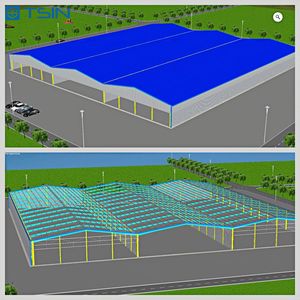 中国制造高品质预制预制工业钢结构重型建筑钢结构钢结构 - Product Image 6