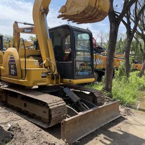 Pelleteuse d'occasion Komatsuu Pc78us-6 Mini pelleteuse de 7 tonnes Machine hydraulique originale sur chenilles - Product Image 4