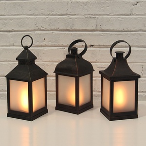 Trong nhà trang trí nội thất cổ điển Pin hoạt động hẹn giờ <span class=keywords><strong>Led</strong></span> nhảy múa lửa ngọn lửa nến đèn lồng với nhấp nháy hiệu ứng ngọn lửa - Product Image 4