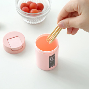 Toothpick Holder Plastic Portable <b>Flip</b> <b>Top</b> For Home Restaurant Hotel Use - Product Image 3