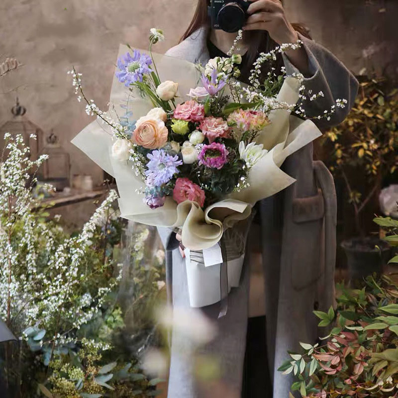 Водонепроницаемая немнущаяся оберточная бумага для цветов на заказ