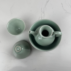 Juego de Vino Caliente Estilo <span class=keywords><strong>Japonés</strong></span> Celadón, Apto para Vino Baijiu, Vino Calentado, <span class=keywords><strong>Sake</strong></span>, como Regalo Festivo - Product Image 6