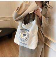 Sac fourre-tout en toile de haute qualité, grand volume, avec impression par sublimation, poignée et logo personnalisé