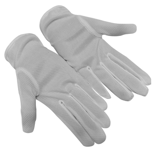 ALLESD White Knitted <strong>Gloves</strong> <strong>Gripping</strong> Dots Palm Dotted Cotton Safety <strong>Gloves</strong> - Product Image 2