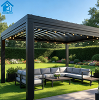 Pergola extérieure en aluminium sur mesure Sweet Home, qualité supérieure, installation facile pour terrasse et jardin