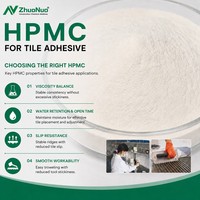 HPMC Hydroxypropylméthylcellulose pour adhésif carrelage, éther de cellulose de qualité construction, additif chimique de construction