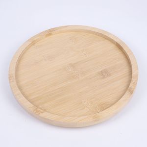 Plateau de canapé rond en bambou de 25 cm, table pliante pour accoudoir, pour salon - Product Image 3