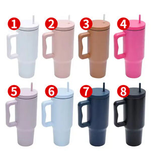Mugs à café en acier inoxydable Flowstate H2.0 pour le voyage, 30oz 40oz, gobelets à sublimation avec poignée, entrepôt USA - Product Image 6