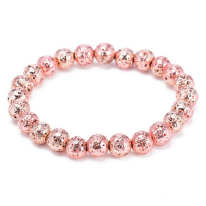 สร้อยข้อมือลูกปัดลูกปัดเงินทิเบตขนาด8มม. สำหรับผู้หญิงผู้ชาย gaonaya - Product Image 5