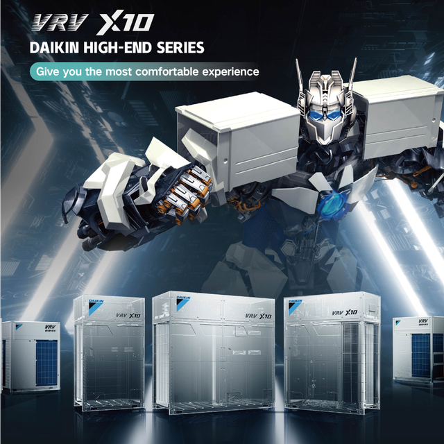 Daikin VRV X 10 8HP Ambient T3 Tropical Mini Vrf Alternative Commercial Inverter HVAC Air Conditioner for Villa