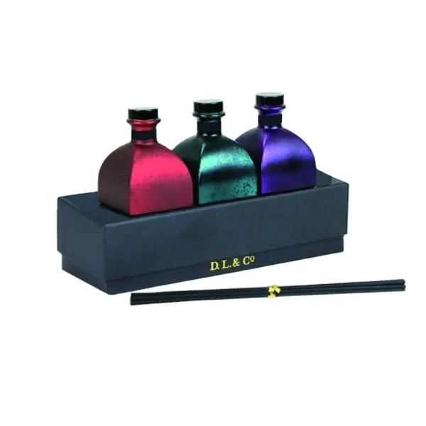 Three color suit box aroma reed diffuser for gifts