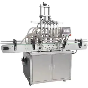 Commercial oil filling machine liquid filling machine capping labeling machine set full line