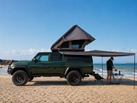 Tente de toit rigide pour SUV, installation rapide, imperméable, toutes saisons, tente de toit pour 2 à 4 personnes, tente de camping en aluminium
