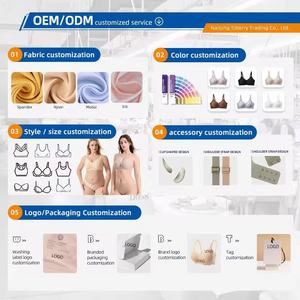Soutien-gorge sans couture en gelée pour femme, personnalisé OEM, fin, à col carré, sans armatures, avec bretelles convertibles, bonnet 3/4 uni - Product Image 6