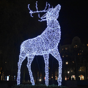 LED Renne Géant Sculpture Extérieure Étanche Éclairage Décoratif pour Festivals Communautaires Resorts Parcs Places Publiques Événements - Product Image 4