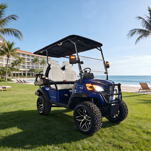 Customizable 2-Seater Electric 4x4 Golf Cart <b>72V</b> Lithium <b>Battery</b> Flatbed Metal Construction 5KW AC Motor 70-90km - Product Image 1