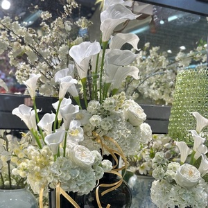 Lirio de Cala Artificial de Látex Realista para Hotel, Decoración de Navidad, Tacto Real, Novedad - Product Image 3