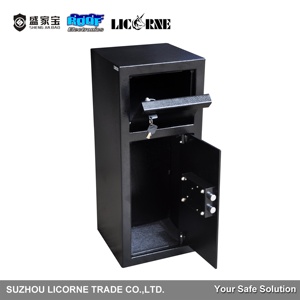 4 कुंजी लॉक ठोस स्टील सुरक्षा जमा सुरक्षित बॉक्स 16.5 किलोग्राम - Product Image 4