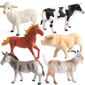 Juguetes de Animales de Granja Realistas para Niños, Vaca Grande, Caballo, Burro, Cabra, Oveja, Búfalo, <span class=keywords><strong>Ciervo</strong></span>, Decoración de Escritorio, Modelo Educativo - Product Image 5
