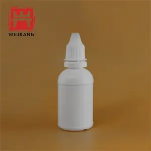 Botol Tetes Plastik LDPE 25Ml, Botol Tetes Mata Kimia Kosong untuk Cairan Pencet