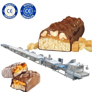 Ligne <span class=keywords><strong>de</strong></span> production entièrement automatique <span class=keywords><strong>de</strong></span> barres <span class=keywords><strong>Snickers</strong></span> / barres <span class=keywords><strong>de</strong></span> granola au <span class=keywords><strong>chocolat</strong></span> / barres <span class=keywords><strong>de</strong></span> <span class=keywords><strong>chocolat</strong></span> sucré - Product Image 5