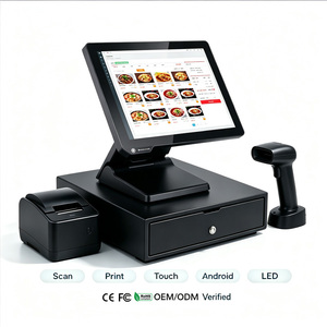 Terminal de point de vente tactile 15 pouces, <span class=keywords><strong>PC</strong></span> <span class=keywords><strong>Windows</strong></span>, Wi-Fi 6, garantie 1 an, logiciel de caisse enregistreuse pour petites entreprises - Product Image 3