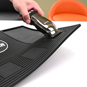 Tapis de Barbier Personnalisé <span class=keywords><strong>avec</strong></span> Aimant pour Salon de <span class=keywords><strong>Coiffure</strong></span> en PVC Caoutchouc Antidérapant - Product Image 6