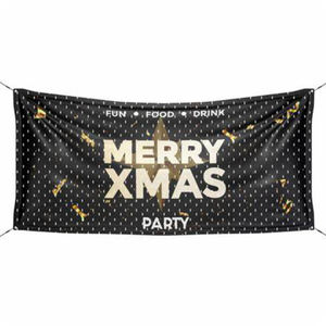 Двусторонний рекламный баннер из полиэстера с индивидуальным дизайном для выставок, соревнований и коммерческих мероприятий – хит продаж - Product Image 1