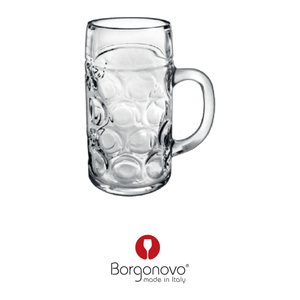Vaso de Cerveza Don Rilievo de 1 L con Asa Borgonovo, Altura 20.1 cm, Diámetro 9.9 cm - Product Image 4