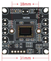 1080P IMX291 2.8mm 130 derajat terdistorsi CMOS 1920*1080 30fps USB Mini kamera industri modul Starlight penglihatan malam