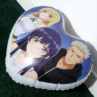 Coussin gonflable en PVC souple de haute qualité, motif cœur d'anime, pour la vente